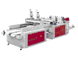 TWO LINE HOT SEALING HOT CUTTING BAG MAKING MACHINE