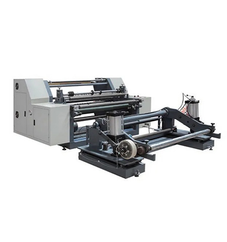 automatic slitting rewinding machine, high precision roll slitter, low waste slitting equipment, servo driven slitting line, industrial roll material cutter